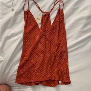 Rust orange free people tank